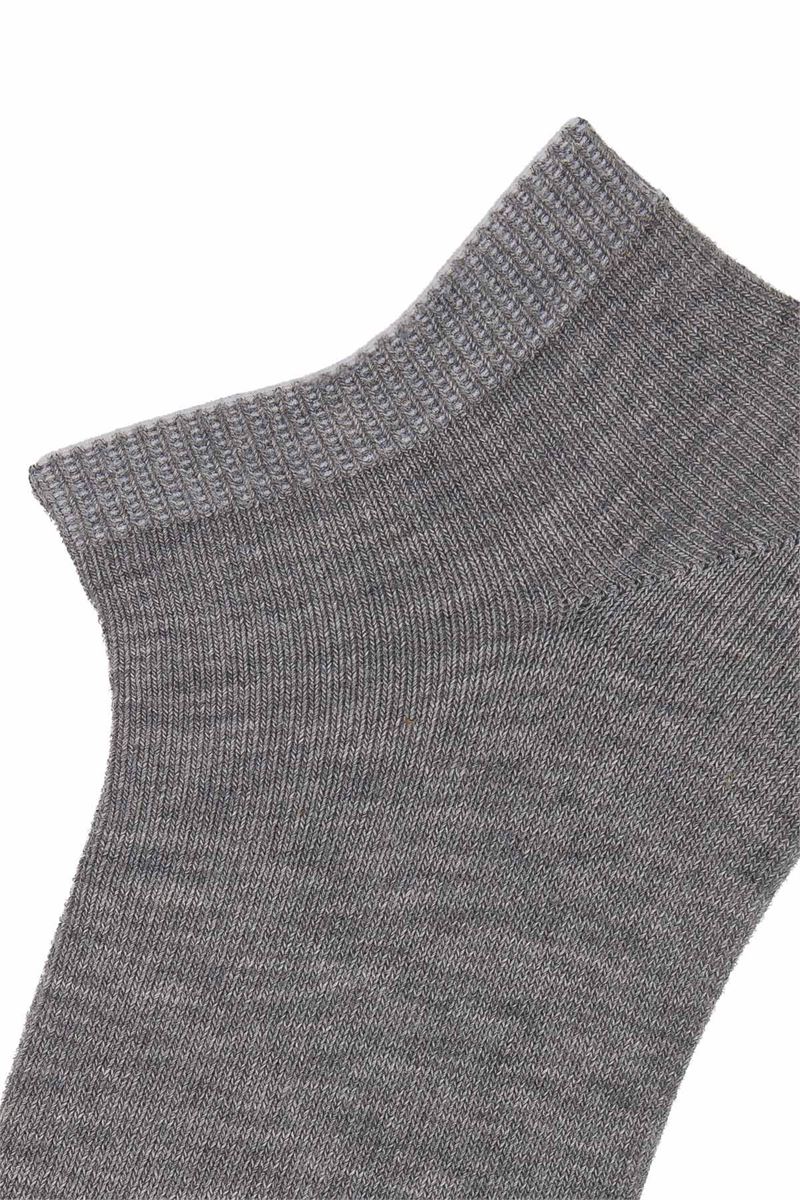 BROSS PLAIN WOMEN SOCKS GRAY MELANGE