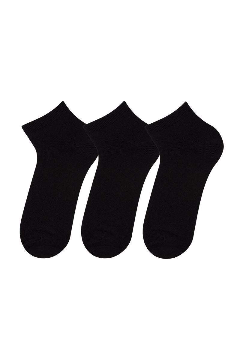 BROSS PLAIN WOMEN SOCKS BLACK