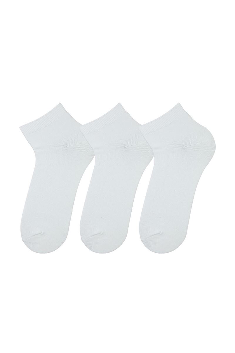 BROSS PLAIN WOMEN SOCKS WHITE