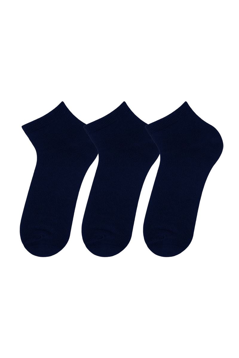 BROSS PLAIN WOMEN SOCKS NAVY BLUE