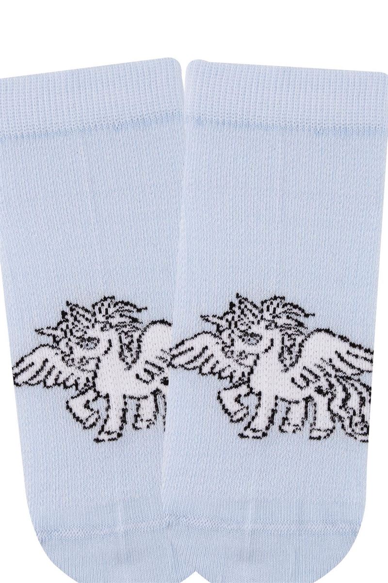 BROSS BOW UNICORN GIRLS ANKLE SOCKS ASORTY