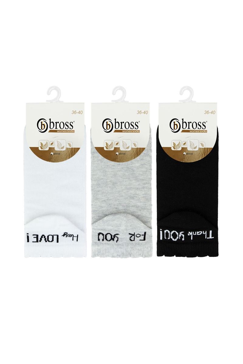 BROSS WOMEN ANKLE SOCKS ASORTY