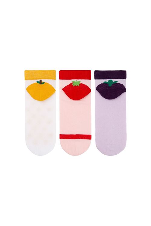 FRUIT PATTERN ANKLE SOCKS 12