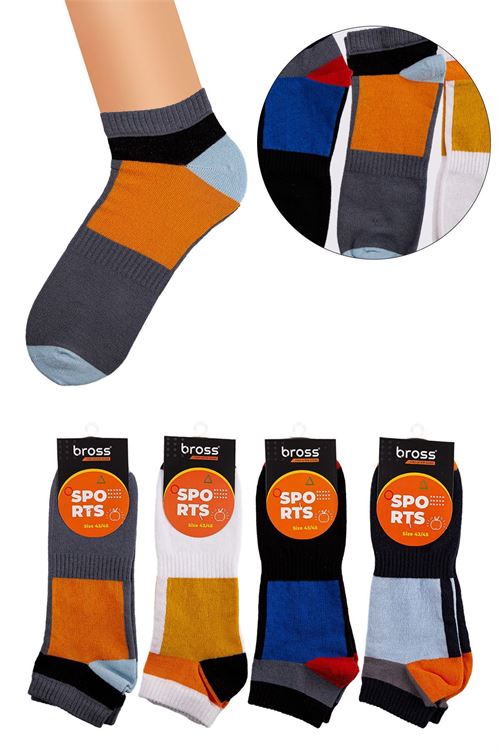 Men Colourful Ankle Socks 12