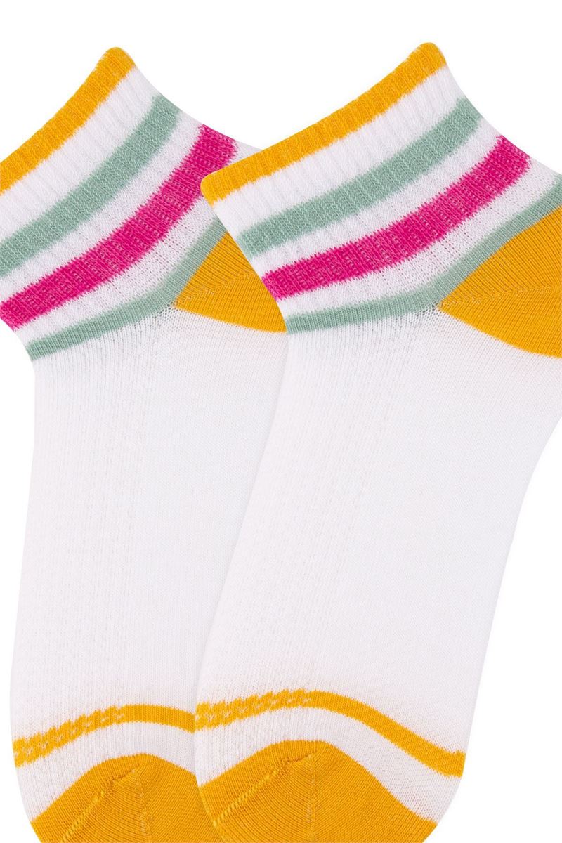 BROSS COLORF FLAMENGO GIRLS ANKLE SOCKS ASORTY