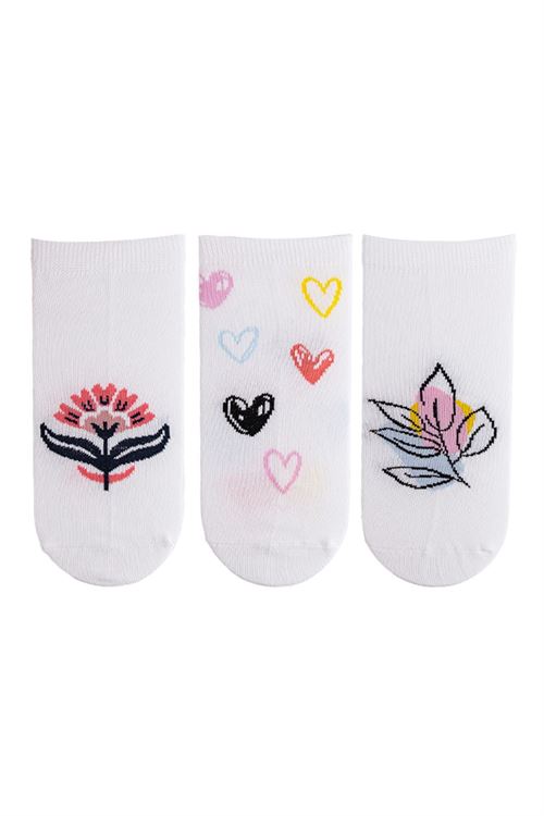 Women Flower Heart Ankle Socks 12