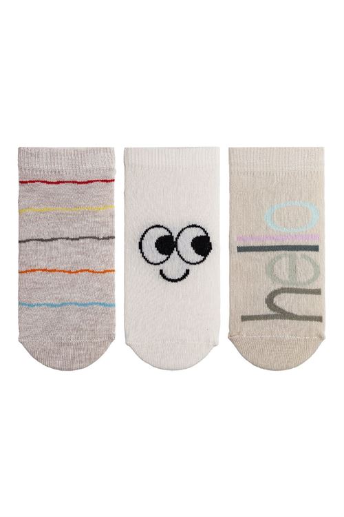 Kids Striped Ankle Socks 12