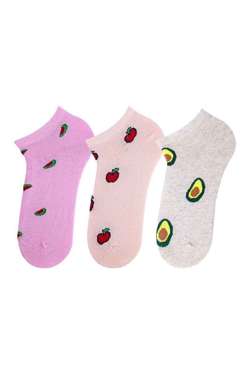 TULIP WOMEN FRUITS ANKLE SOCKS ASORTY