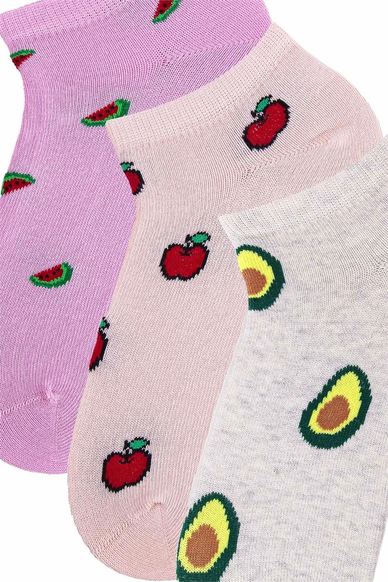 TULIP WOMEN FRUITS ANKLE SOCKS ASORTY