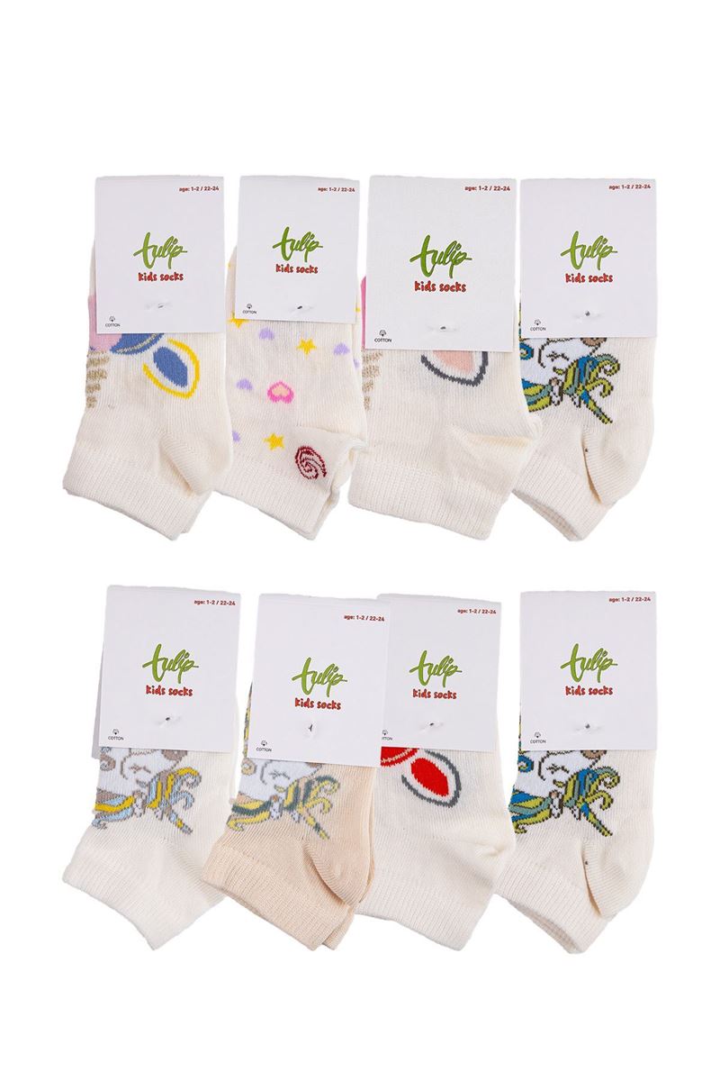 TULIP KIDS UNICORN ANKLE SOCKS ASORTY