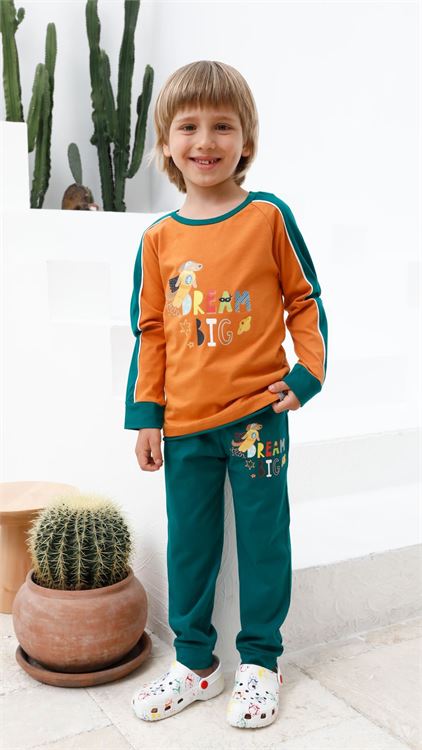 Boys' Dog Embrodiery Pyjama Set 6