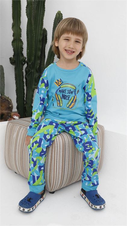 Boys' Blue Pyjama Set 6