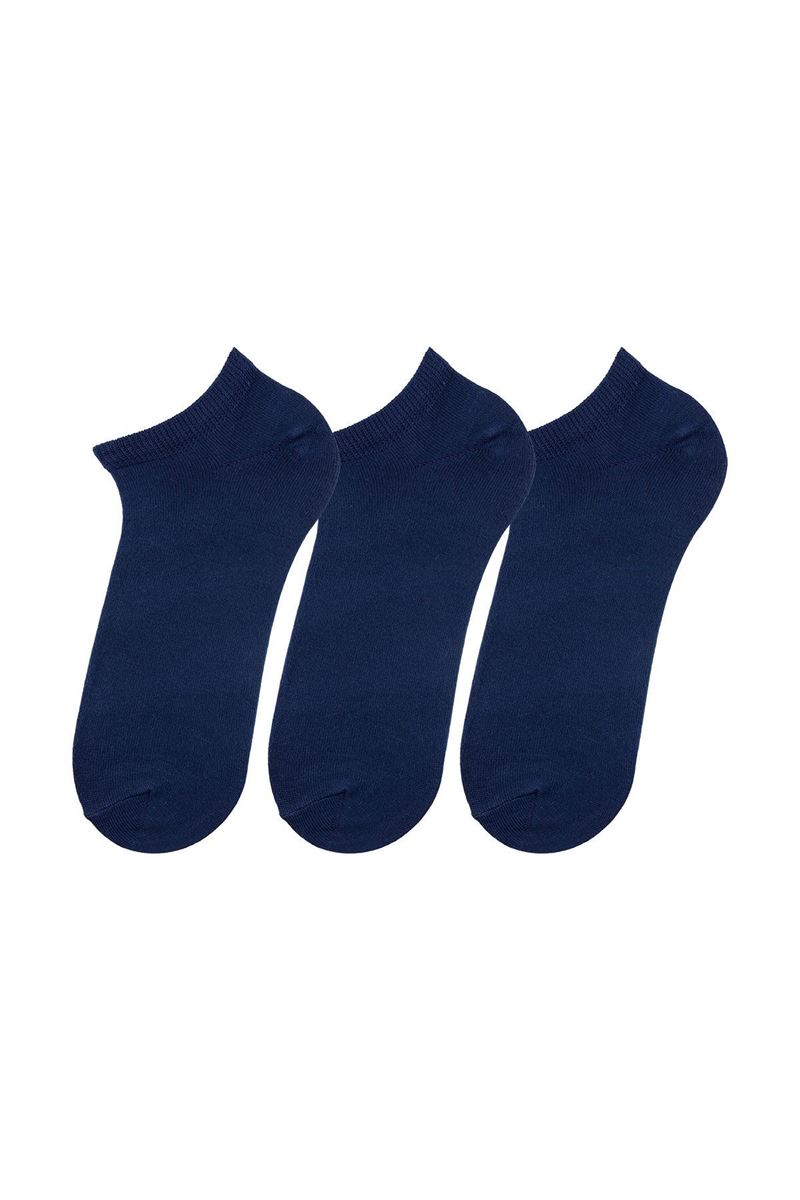 BROSS WOMEN BAMBOO SNEAKER SOCKS NAVY BLUE