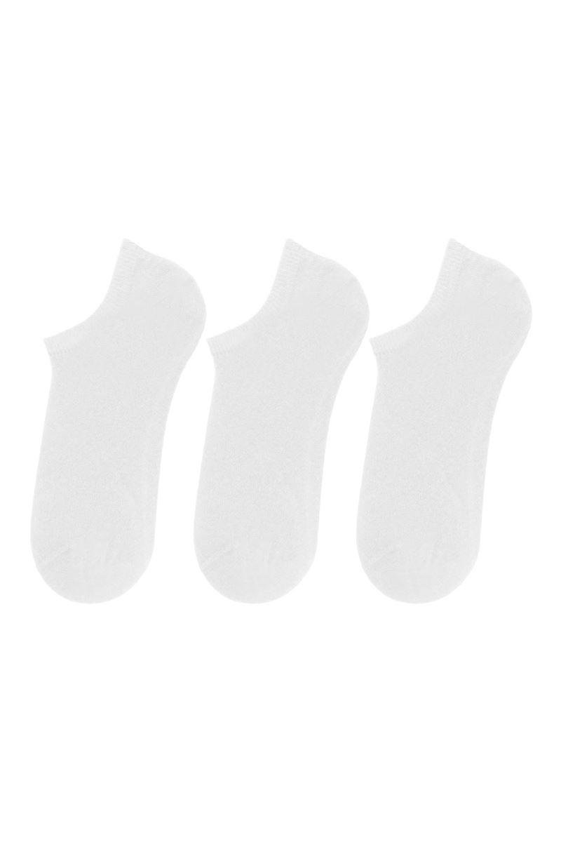 BROSS SIMPLE WOMEN S SNEAKER SOCKS WHITE