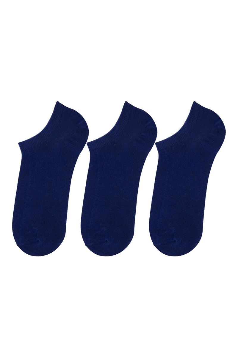 BROSS SIMPLE WOMEN S SNEAKER SOCKS NAVY BLUE