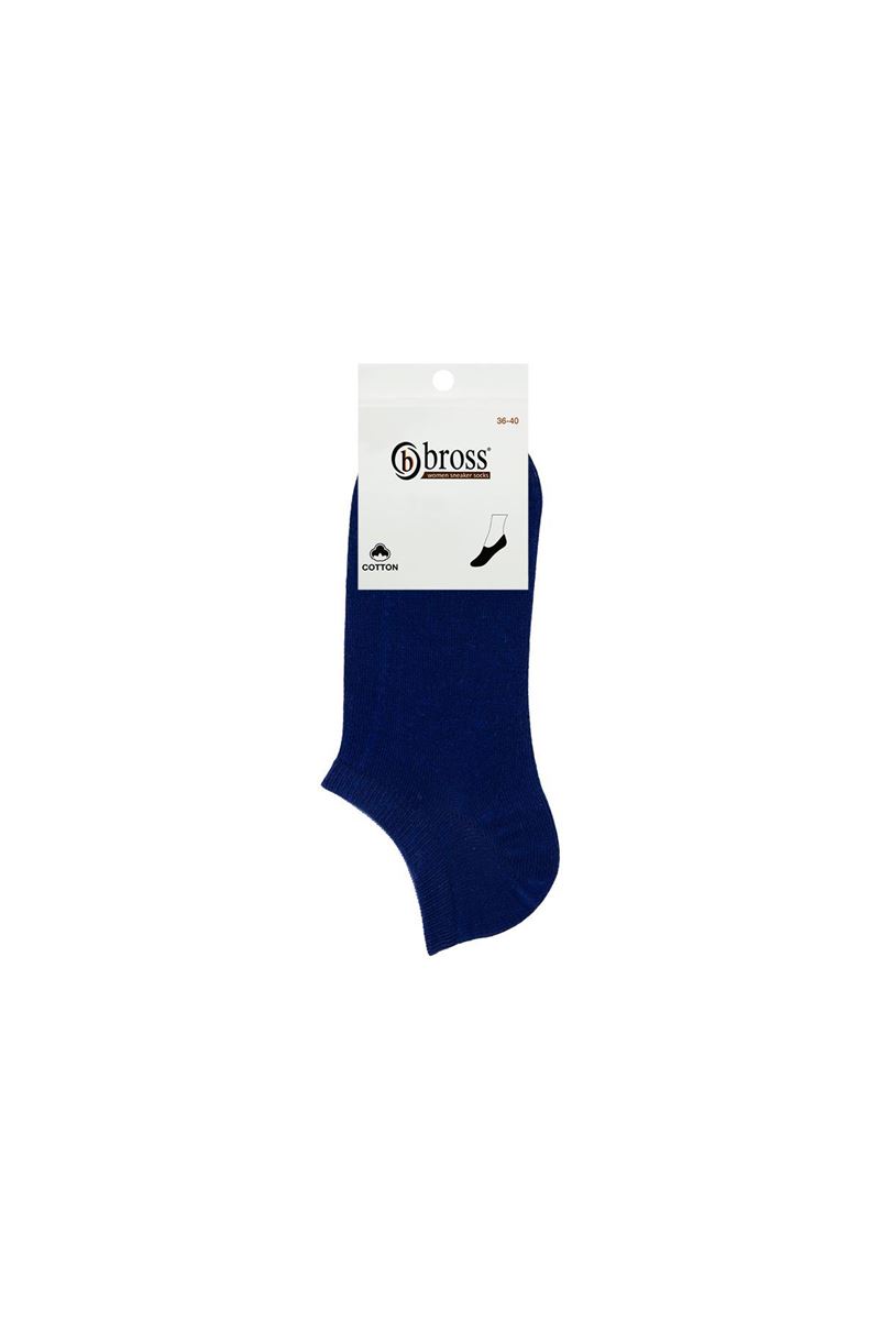 BROSS SIMPLE WOMEN S SNEAKER SOCKS NAVY BLUE