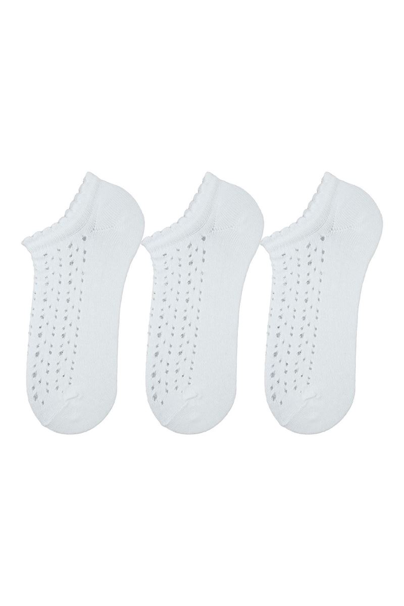 BROSS NET WOMEN S SNEAKER SOCKS WHITE