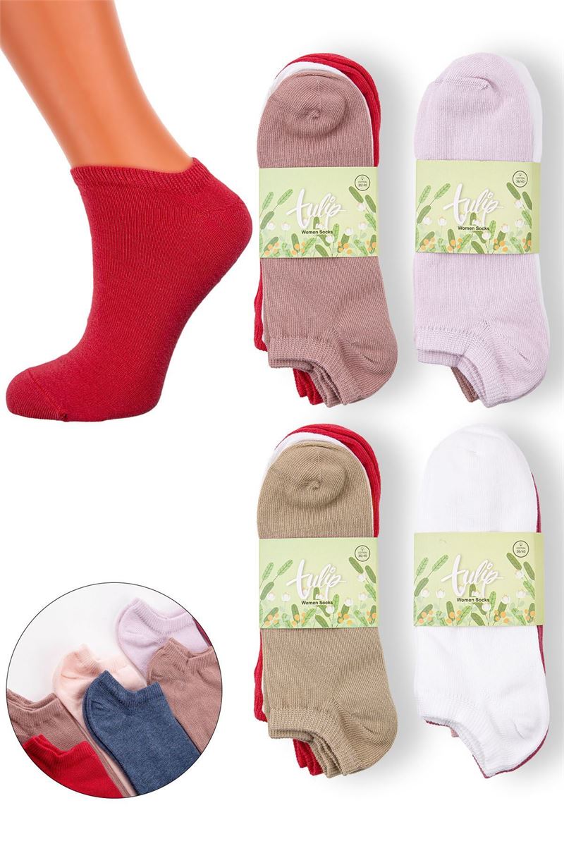 TULIP WOMEN SNEAKER SOCKS ASORTY