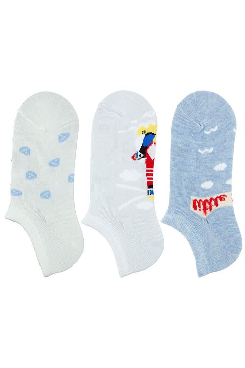 Укорочение носки для мальчиков с надпись ‘’Little’ 12