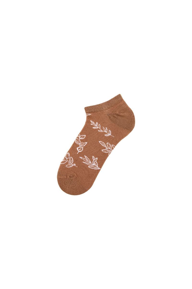 BROSS FLORAL, LEAVES WOMEN SNEAKER SOCKS ASORTY