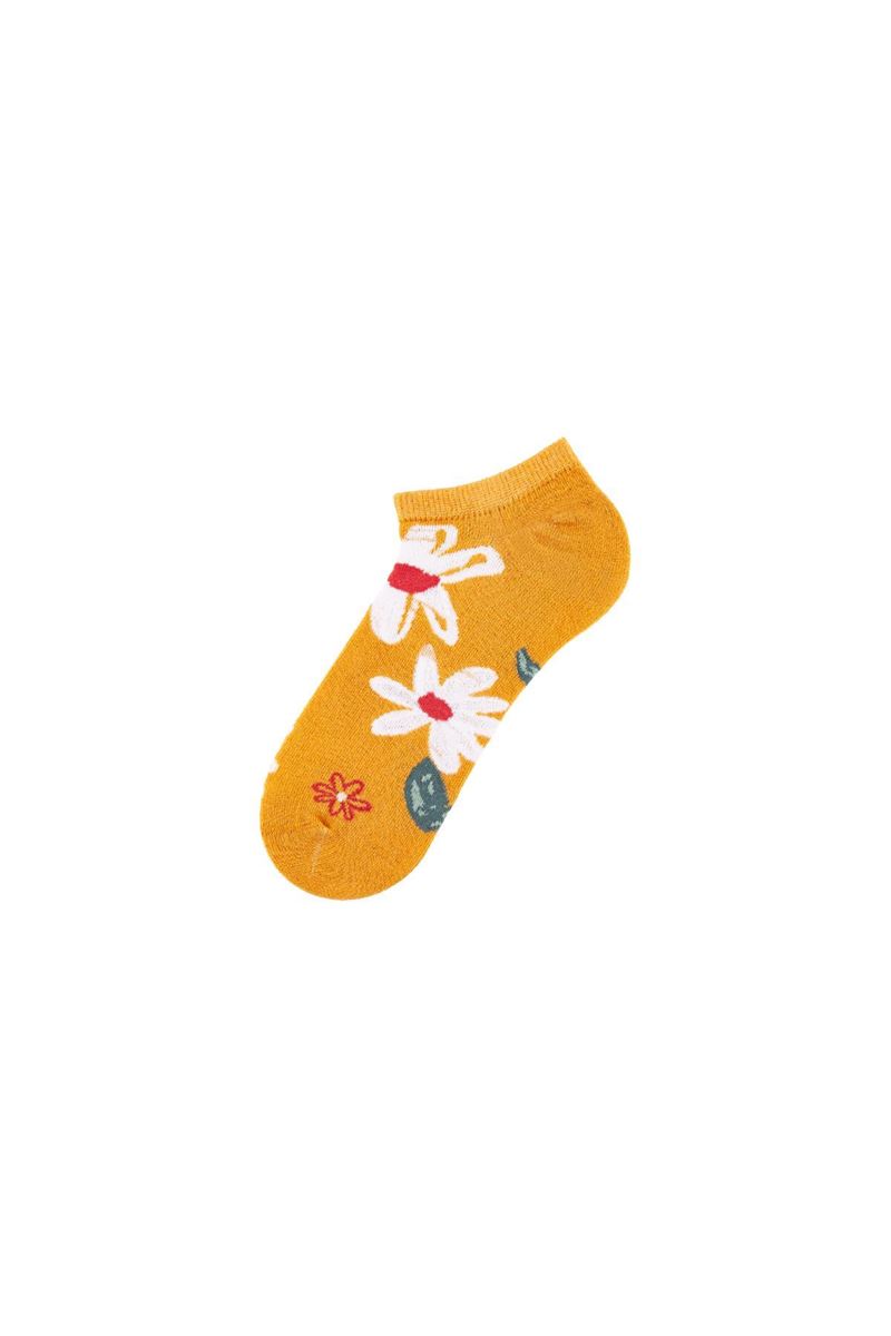 BROSS FLORAL, LEAVES WOMEN SNEAKER SOCKS ASORTY