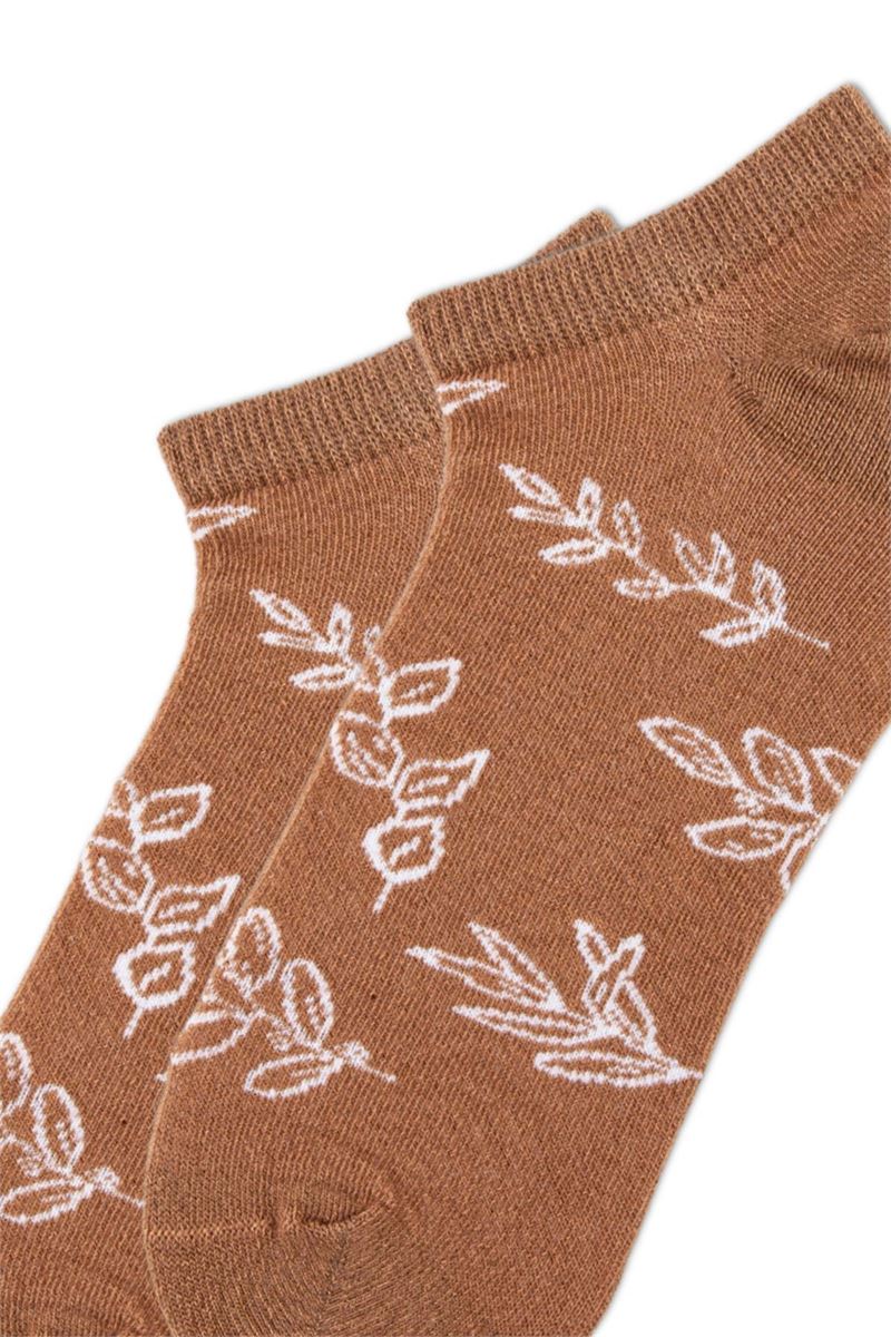 BROSS FLORAL, LEAVES WOMEN SNEAKER SOCKS ASORTY