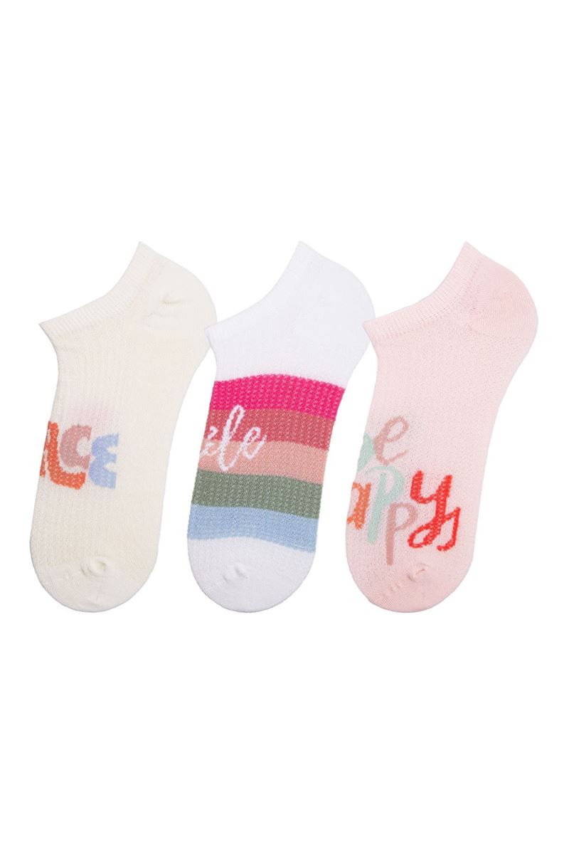 BROSS WOMEN COLOURFUL ANKLE SOCKS ASORTY