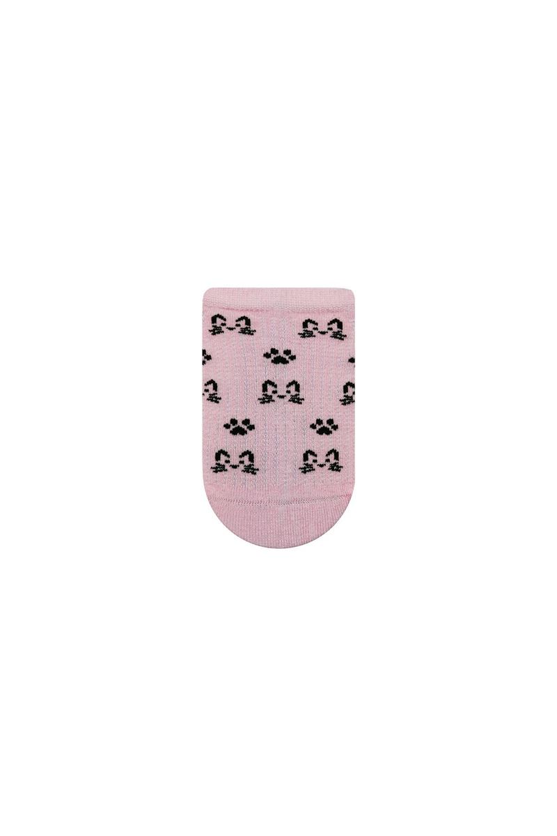 BROSS CAT PATTERNED GIRLS SNEAKER SOCKS ASORTY