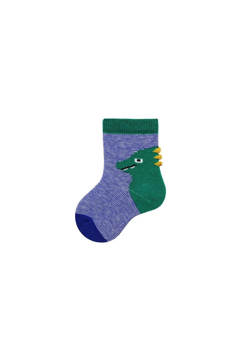 BROSS 3D CIRCLE DINO BABY BOYS SOCKS ASORTY