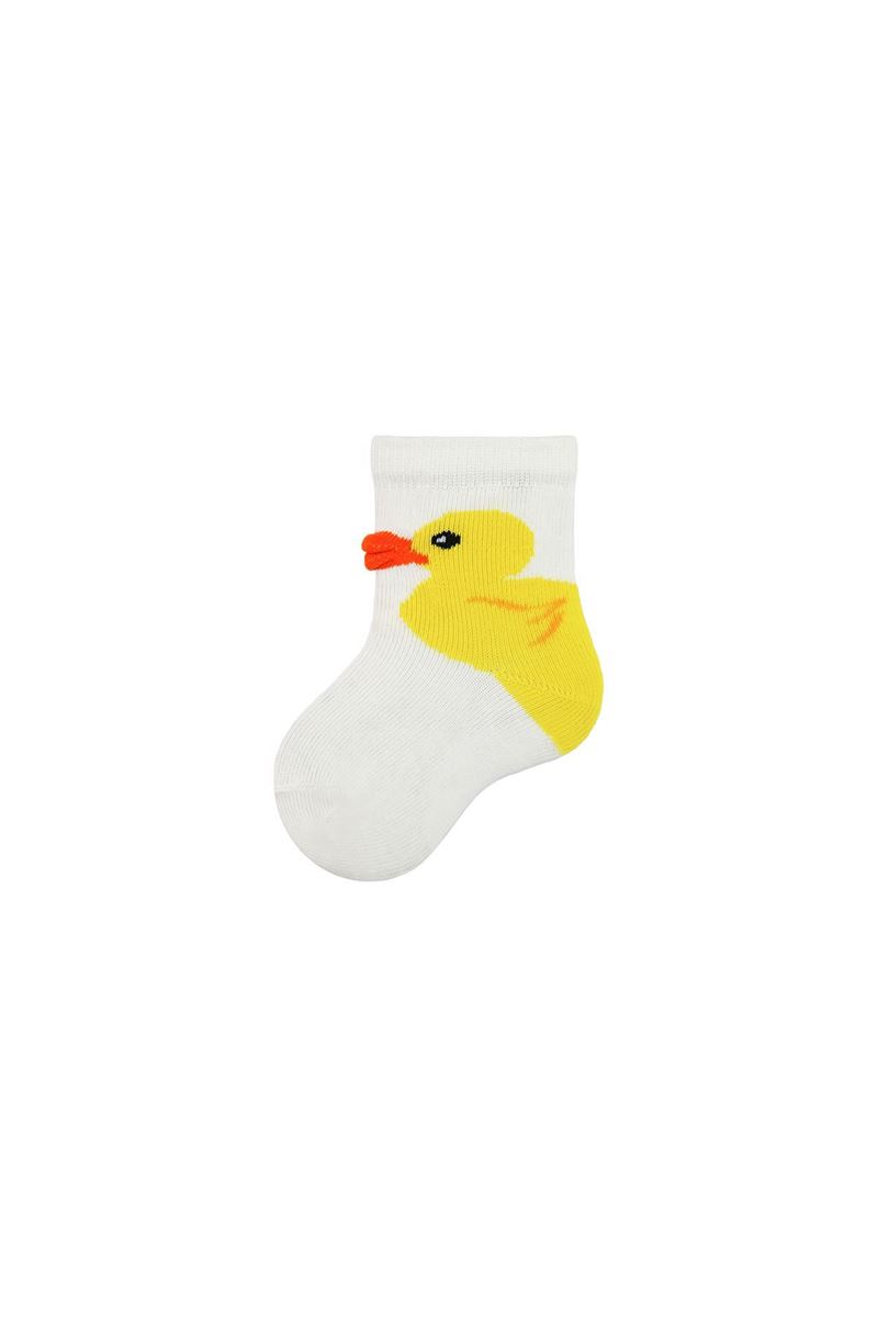 BROSS 3D DUCK PATTERNED BABY GIRLS SOCKS ASORTY