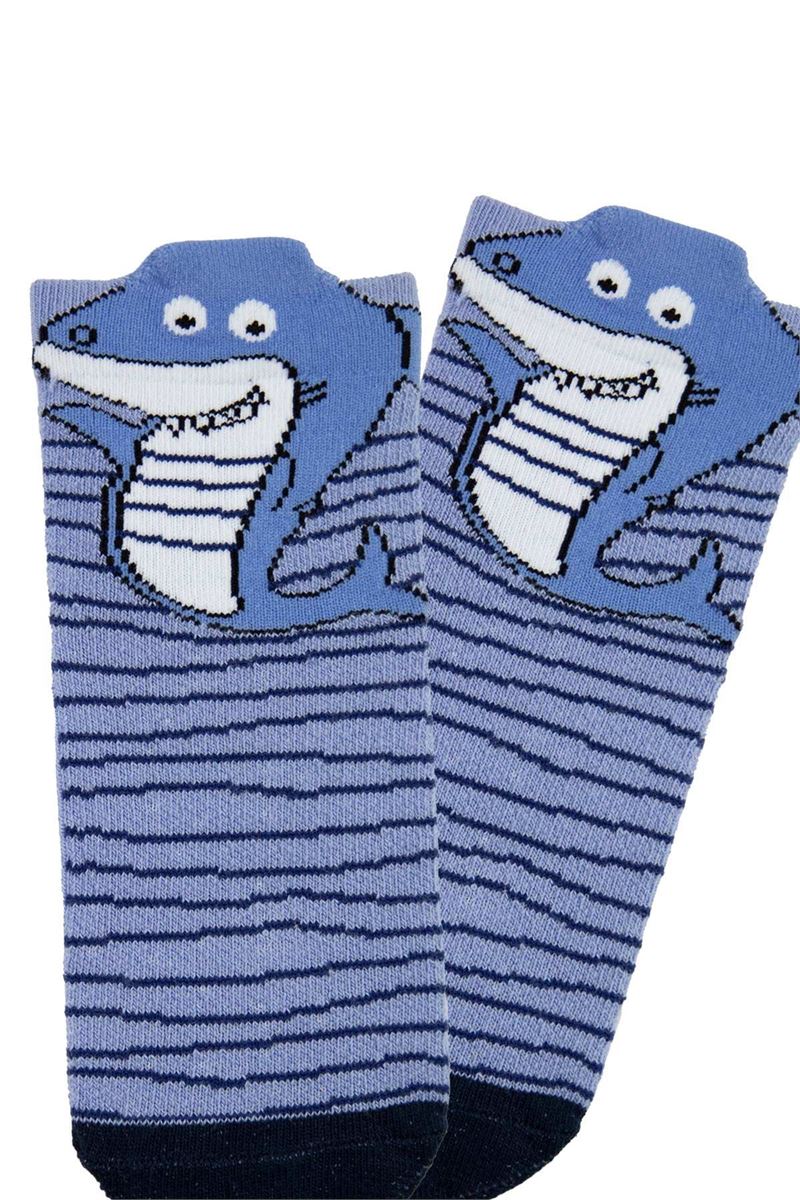 BROSS
 3D SHARK BOY SOCKS ASORTY