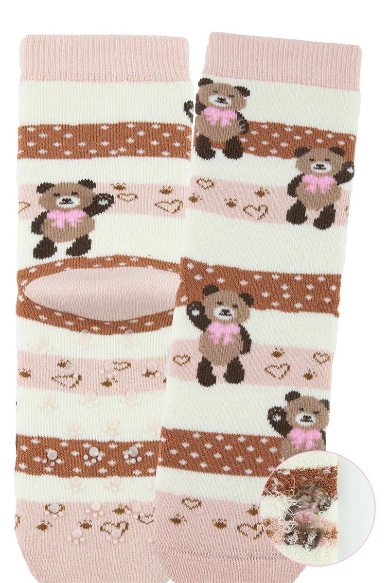 BROSS SWEET BEAR GIRLS’ TERRY SOCKS ASORTY