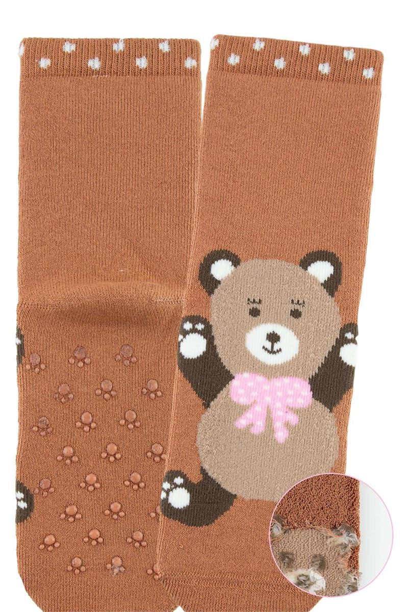 BROSS SWEET BEAR GIRLS’ TERRY SOCKS ASORTY