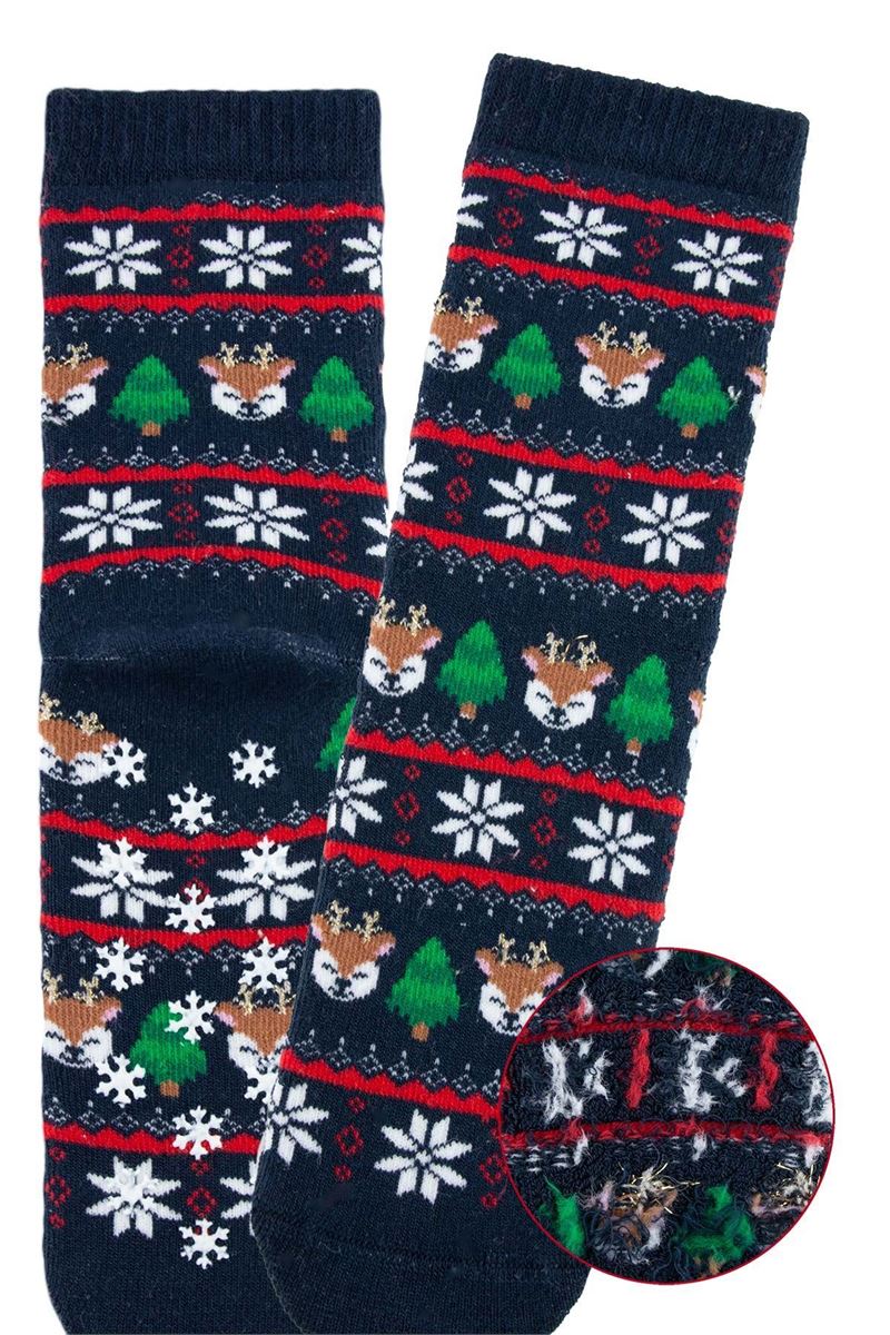 BROSS DEER GIRLS TERRY SOCKS ASORTY