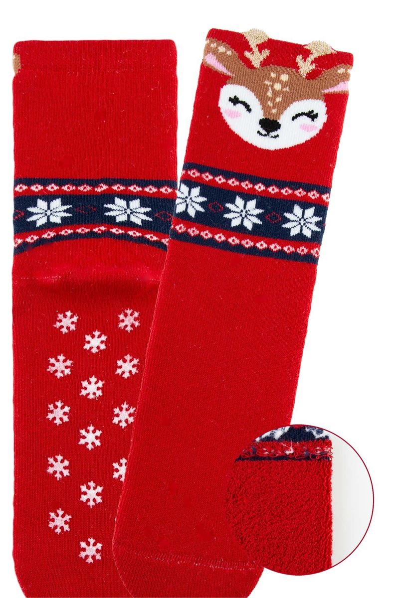 BROSS DEER GIRLS TERRY SOCKS ASORTY