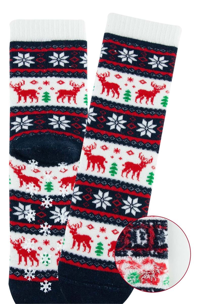 BROSS DEER GIRLS TERRY SOCKS ASORTY