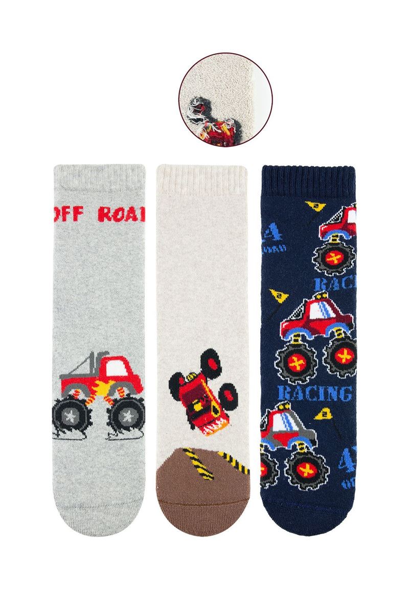 BROSS OFF ROAD BOYS’ TERRY SOCKS ASORTY