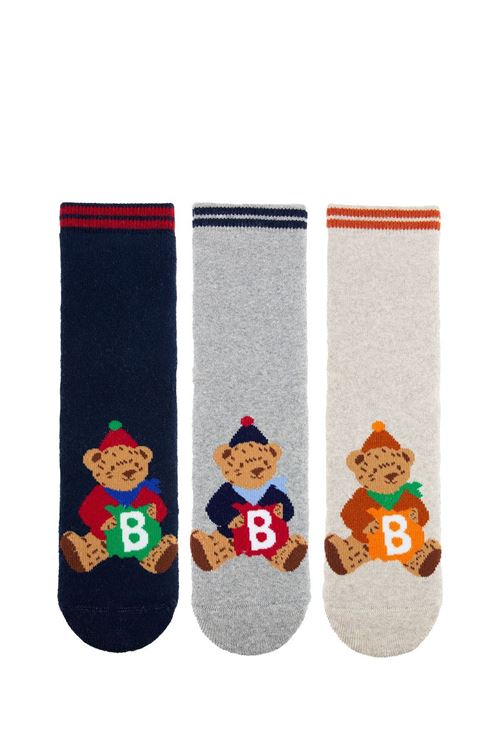 B Bear Boys’ Terry Socks 12