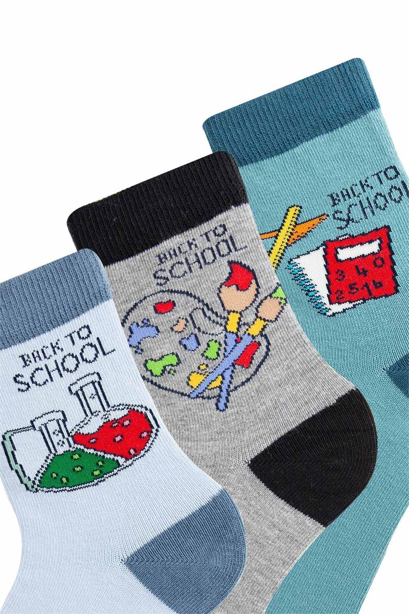 BROSS BOY ANKLE SOCKS BACKTOSCHOOL THEME ASORTY