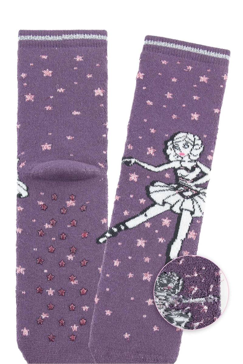 BROSS DANCING BALLERINA GIRLS’ TERRY SOCKS ASORTY