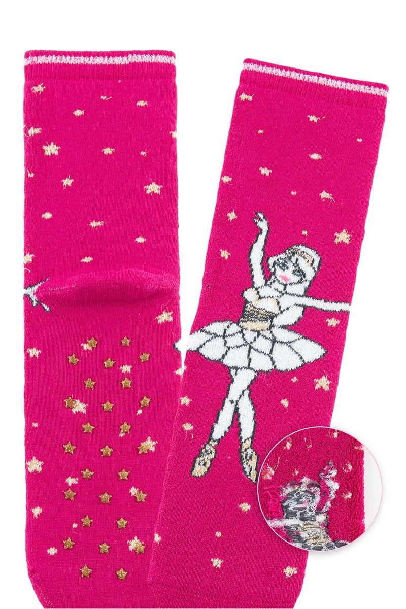 BROSS DANCING BALLERINA GIRLS’ TERRY SOCKS ASORTY