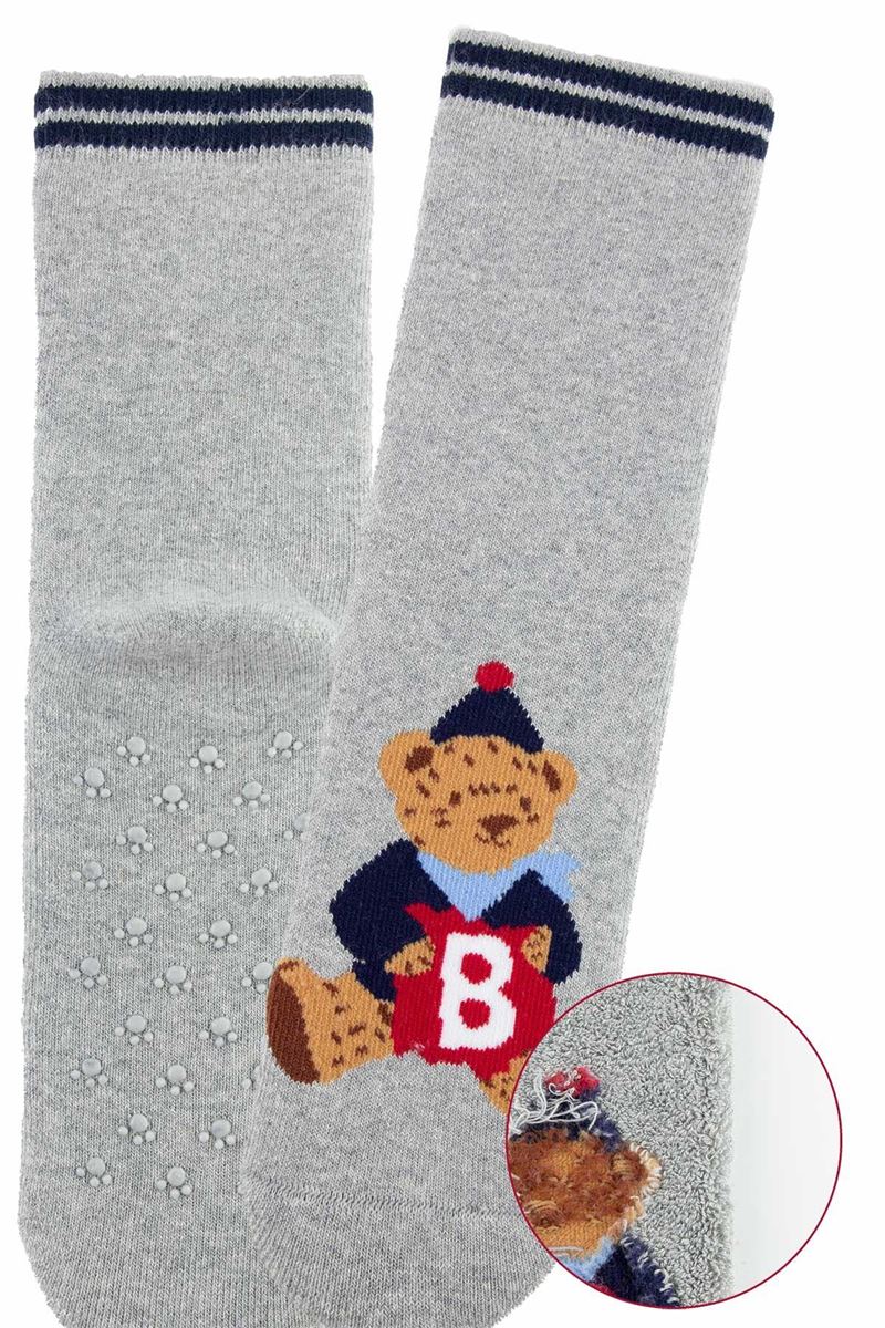 BROSS B BEAR BOYS’ TERRY SOCKS ASORTY