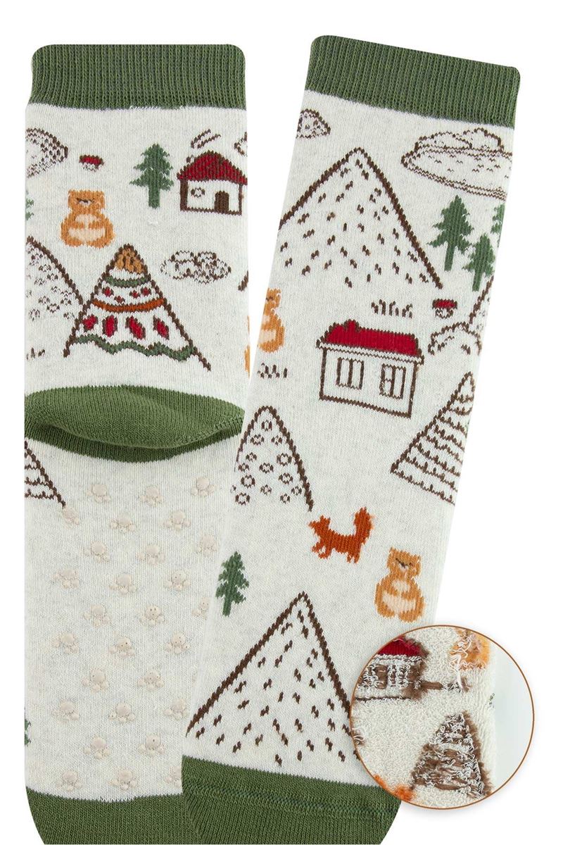 BROSS HUNTER BEAR BOYS’ TERRY SOCKS ASORTY