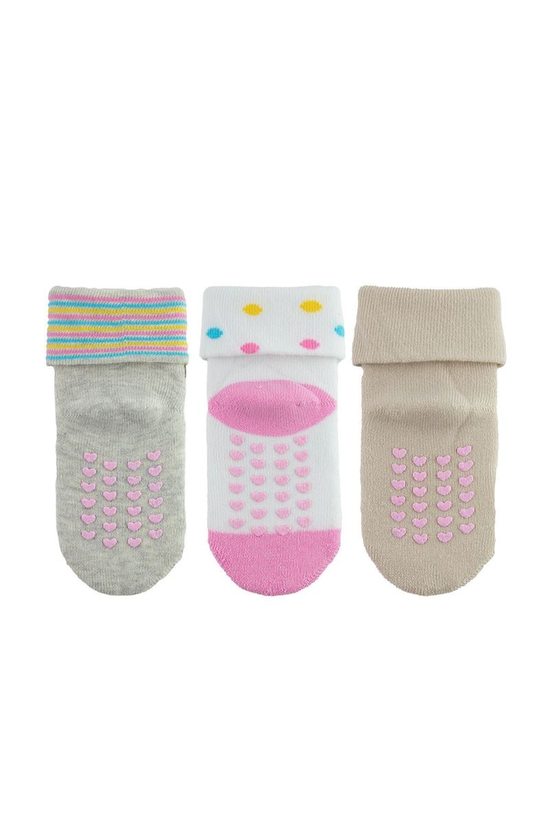 BROSS HAPPY BIRTHDAY BABY GIRLS’ TERRY SOCKS ASORTY