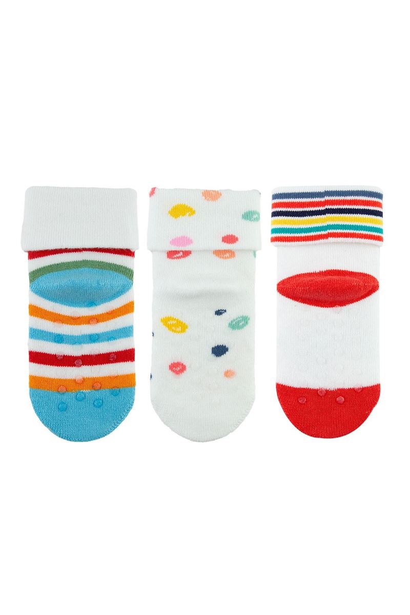 BROSS LET’S PARTY BABY GIRLS’ TERRY SOCKS ASORTY