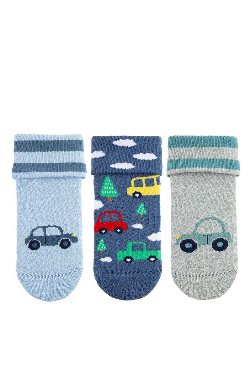 BROSS CAR BABY BOYS’ TERRY SOCKS ASORTY