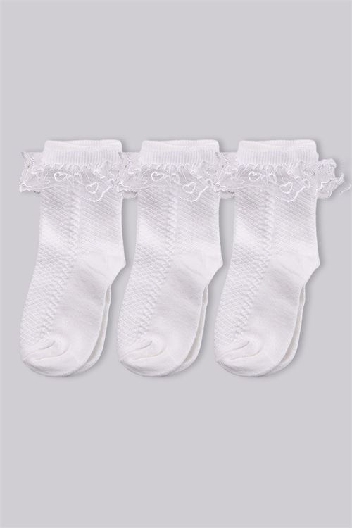 Kids LAce Crew Socks 12