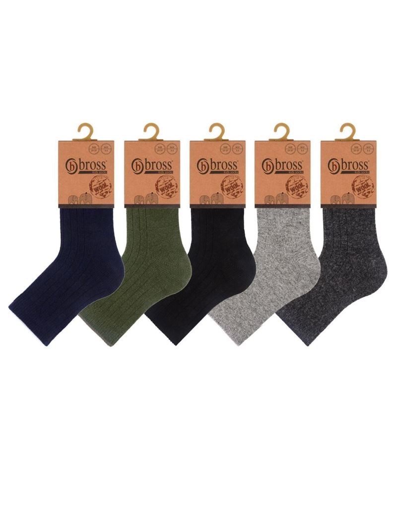 BROSS DERBY WOOL BOYS  SOCKS ASORTY