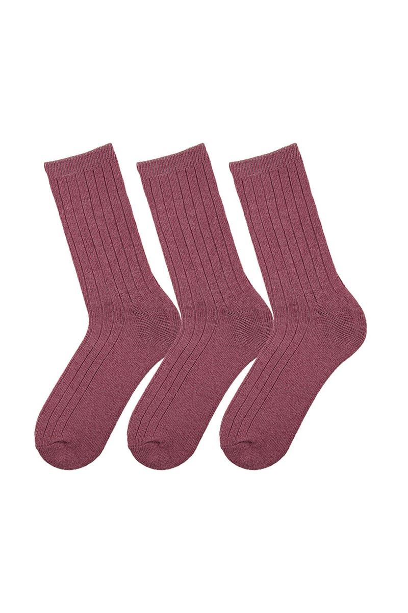 BROSS PLAIN WOOL WOMEN SOCKS 