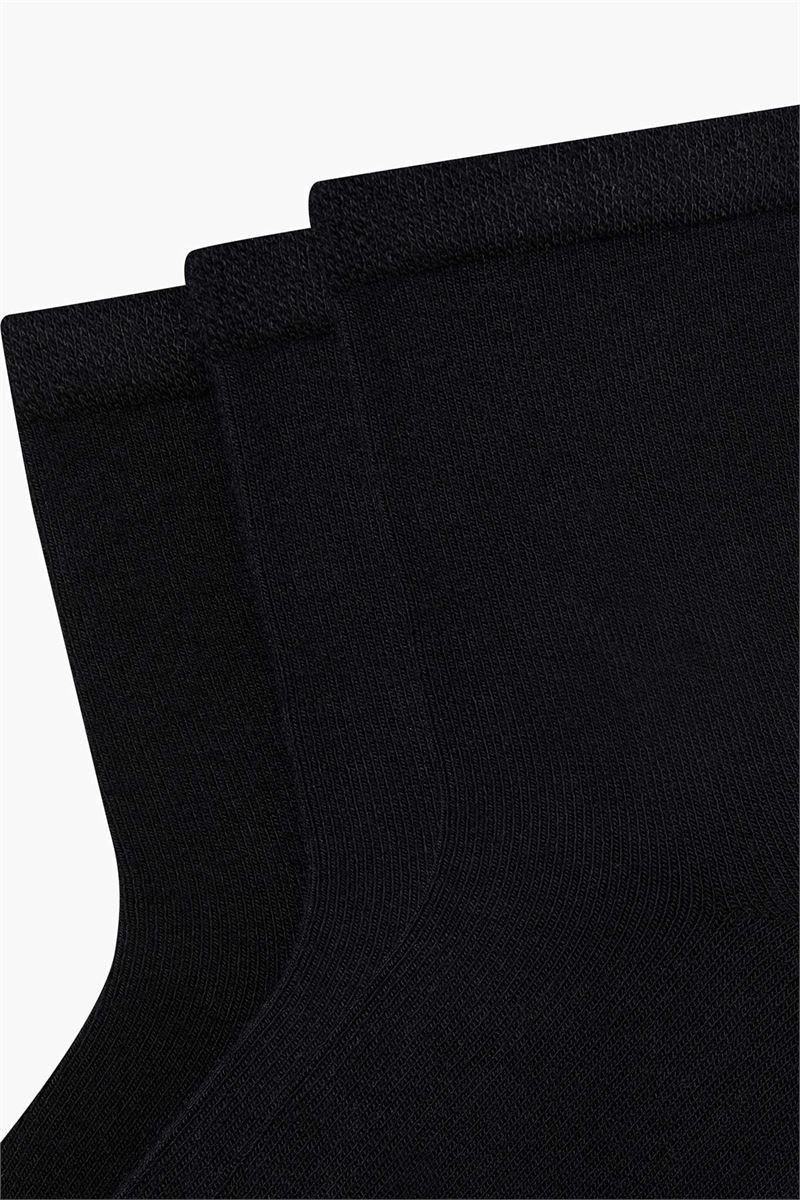 BROSS SIMPLE BAMBOO KIDS  SOCKS BLACK